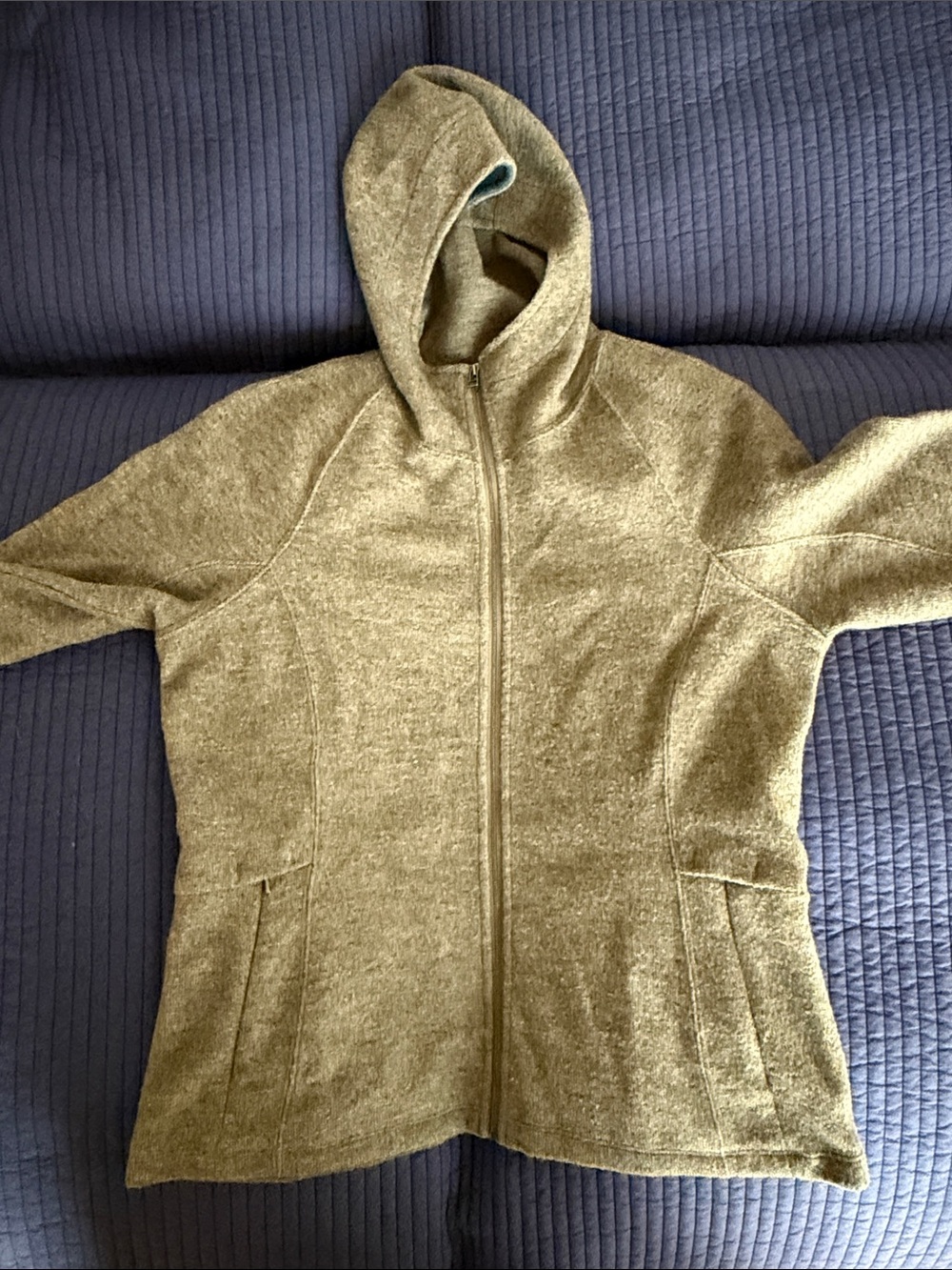 Ibex sweater jacket.